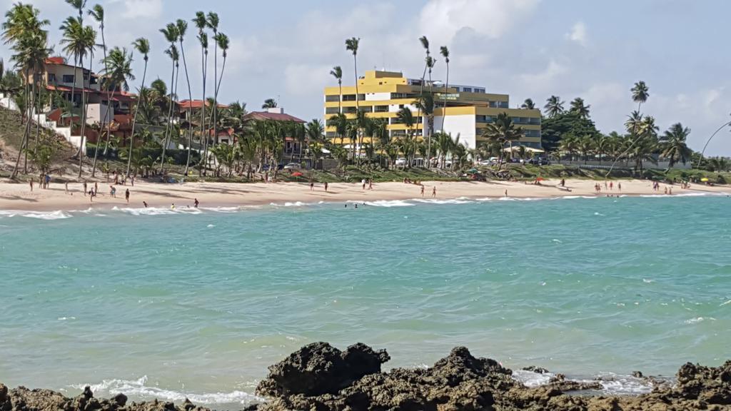 Praia Tabatinga Ap Beira Mar Com Vista Deslumbrante Da Praia 자쿠마 외부 사진