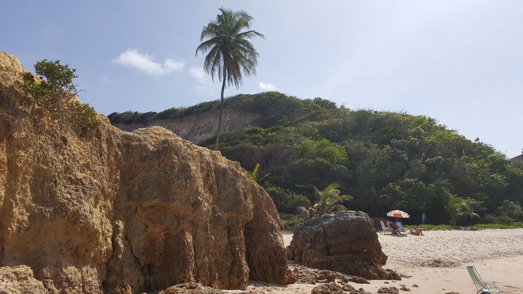 Praia Tabatinga Ap Beira Mar Com Vista Deslumbrante Da Praia 자쿠마 외부 사진