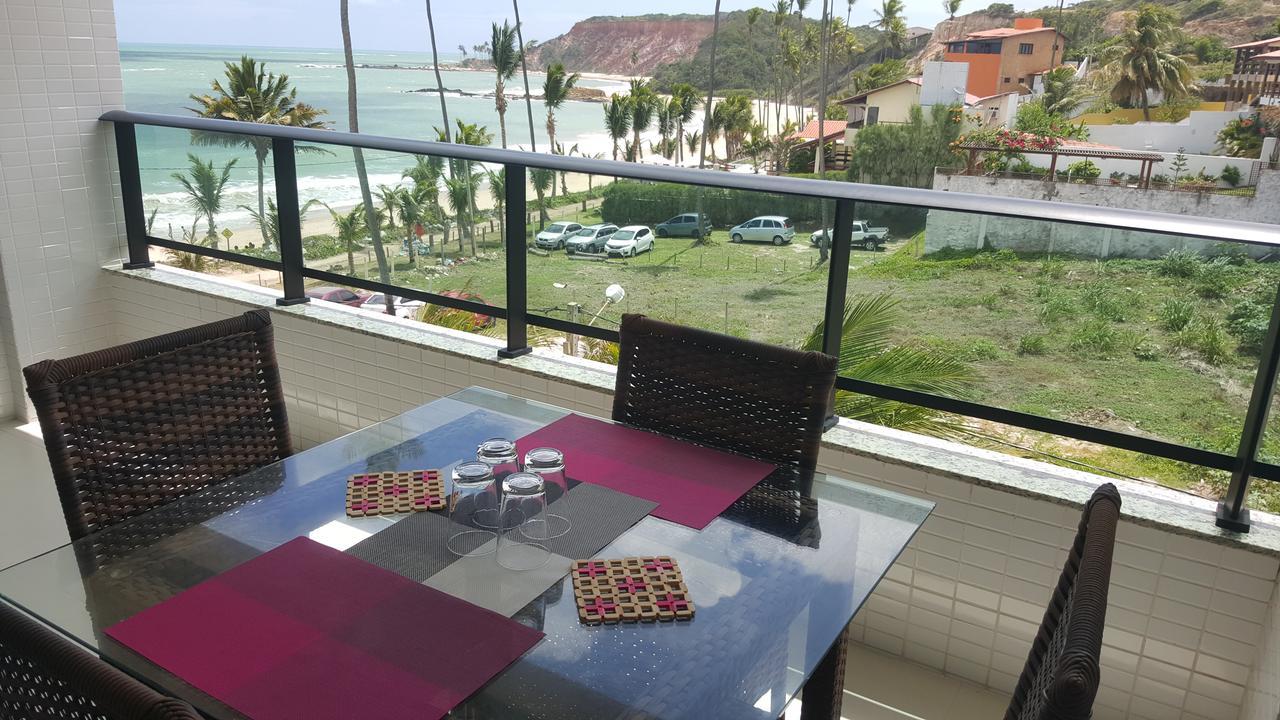 Praia Tabatinga Ap Beira Mar Com Vista Deslumbrante Da Praia 자쿠마 외부 사진