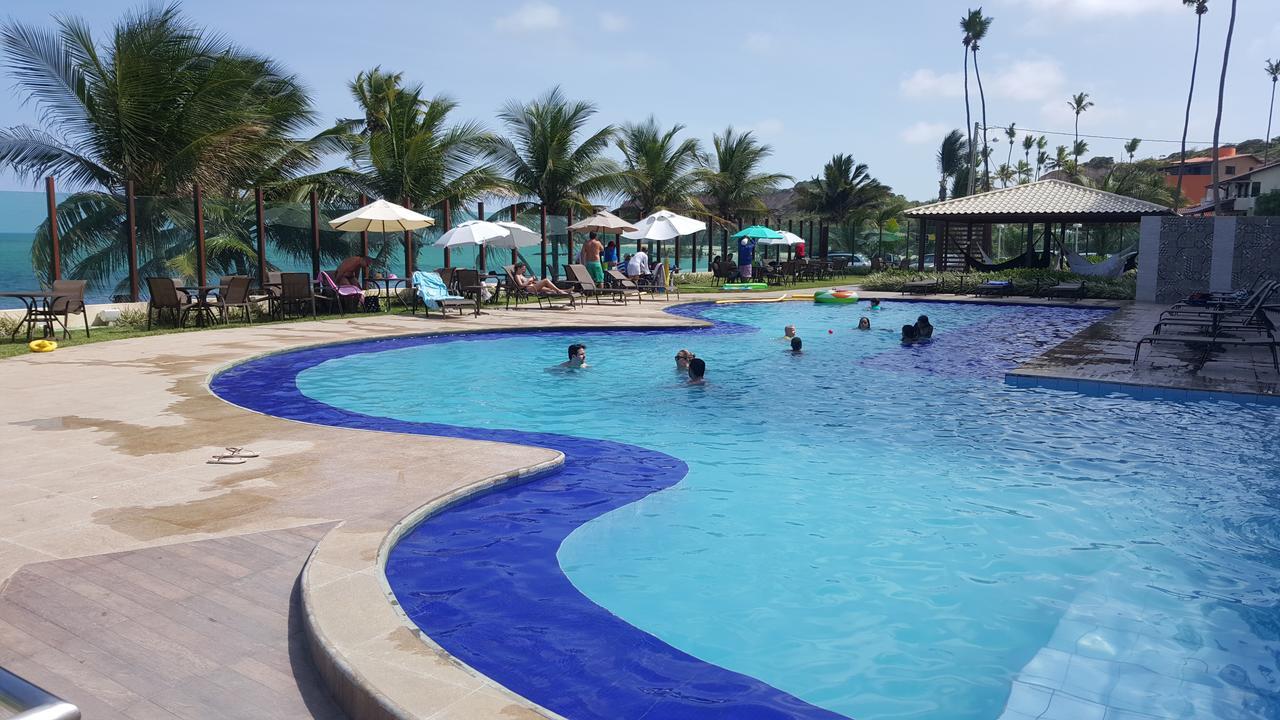 Praia Tabatinga Ap Beira Mar Com Vista Deslumbrante Da Praia 자쿠마 외부 사진