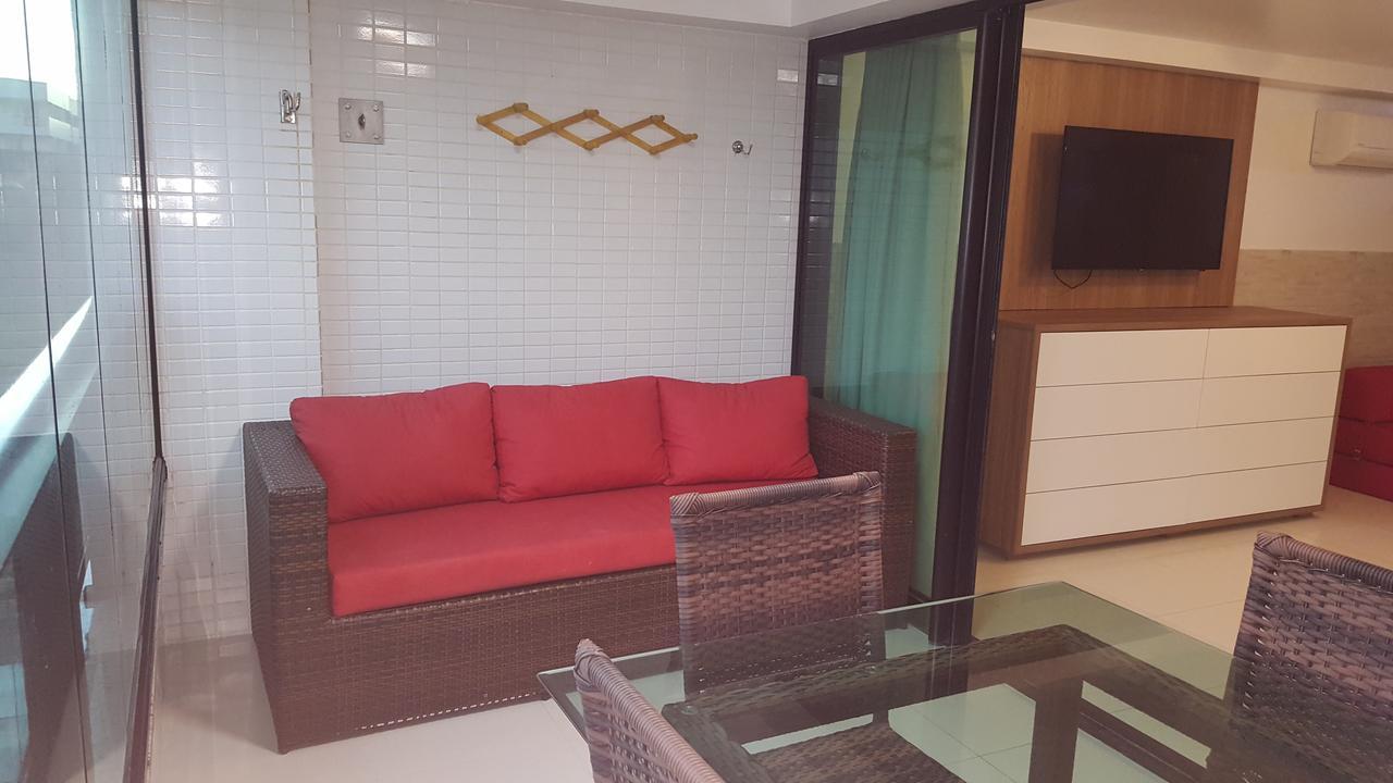 Praia Tabatinga Ap Beira Mar Com Vista Deslumbrante Da Praia 자쿠마 외부 사진