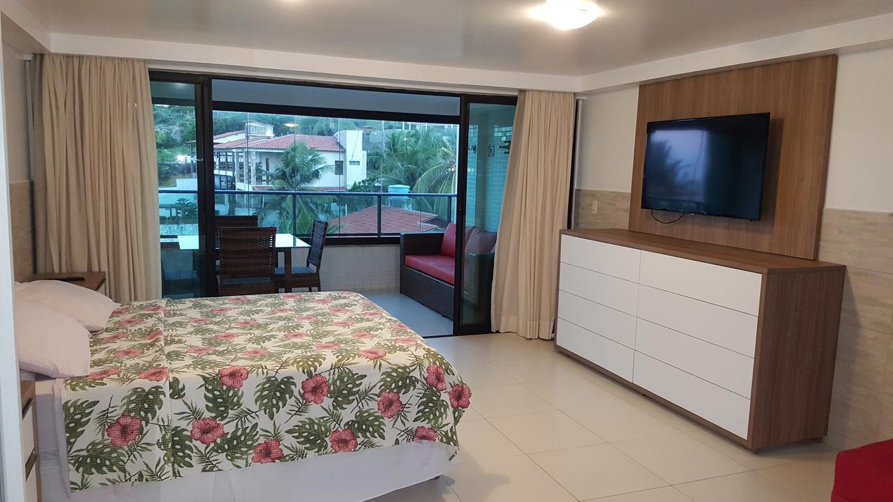 Praia Tabatinga Ap Beira Mar Com Vista Deslumbrante Da Praia 자쿠마 외부 사진