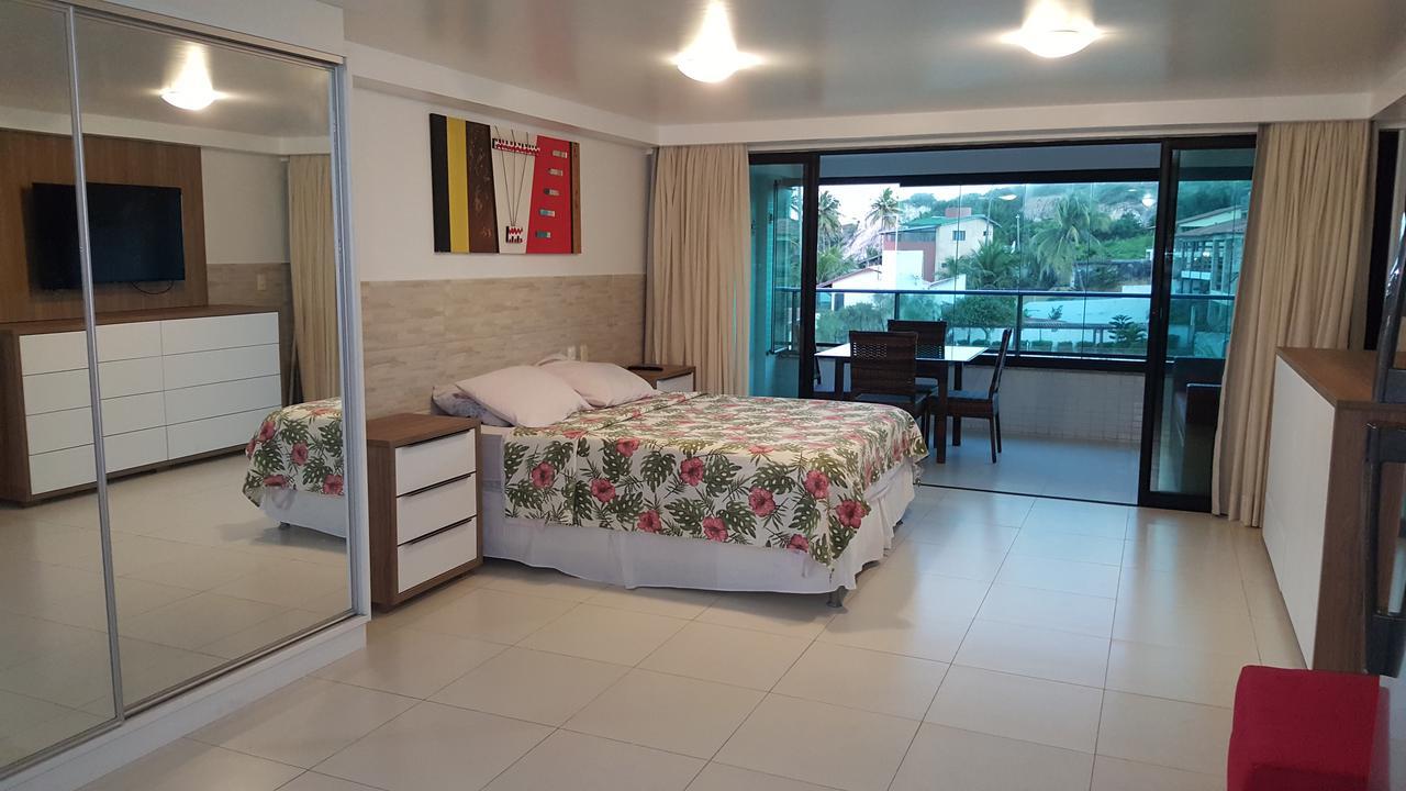 Praia Tabatinga Ap Beira Mar Com Vista Deslumbrante Da Praia 자쿠마 외부 사진
