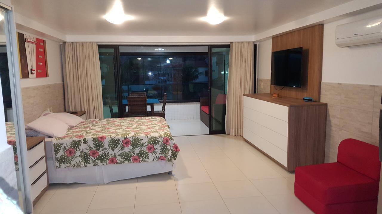 Praia Tabatinga Ap Beira Mar Com Vista Deslumbrante Da Praia 자쿠마 외부 사진