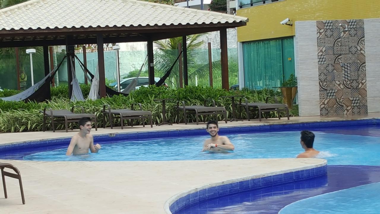 Praia Tabatinga Ap Beira Mar Com Vista Deslumbrante Da Praia 자쿠마 외부 사진