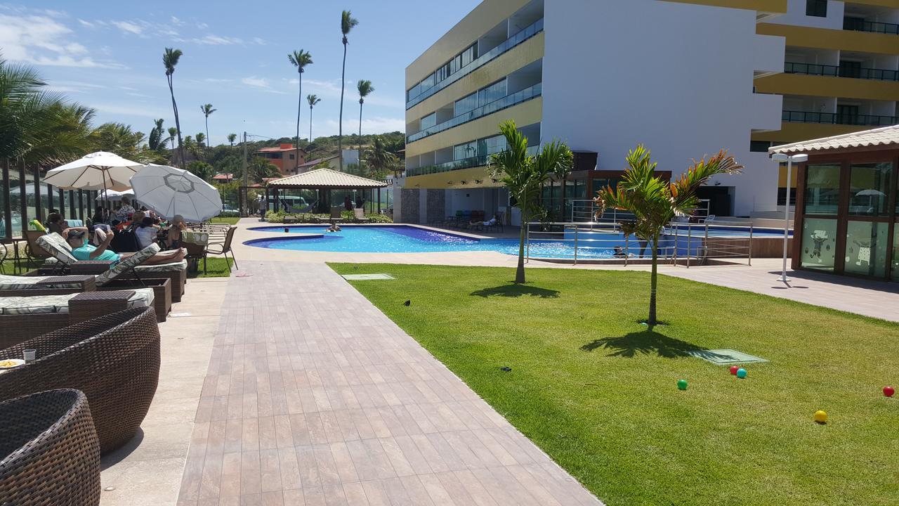 Praia Tabatinga Ap Beira Mar Com Vista Deslumbrante Da Praia 자쿠마 외부 사진