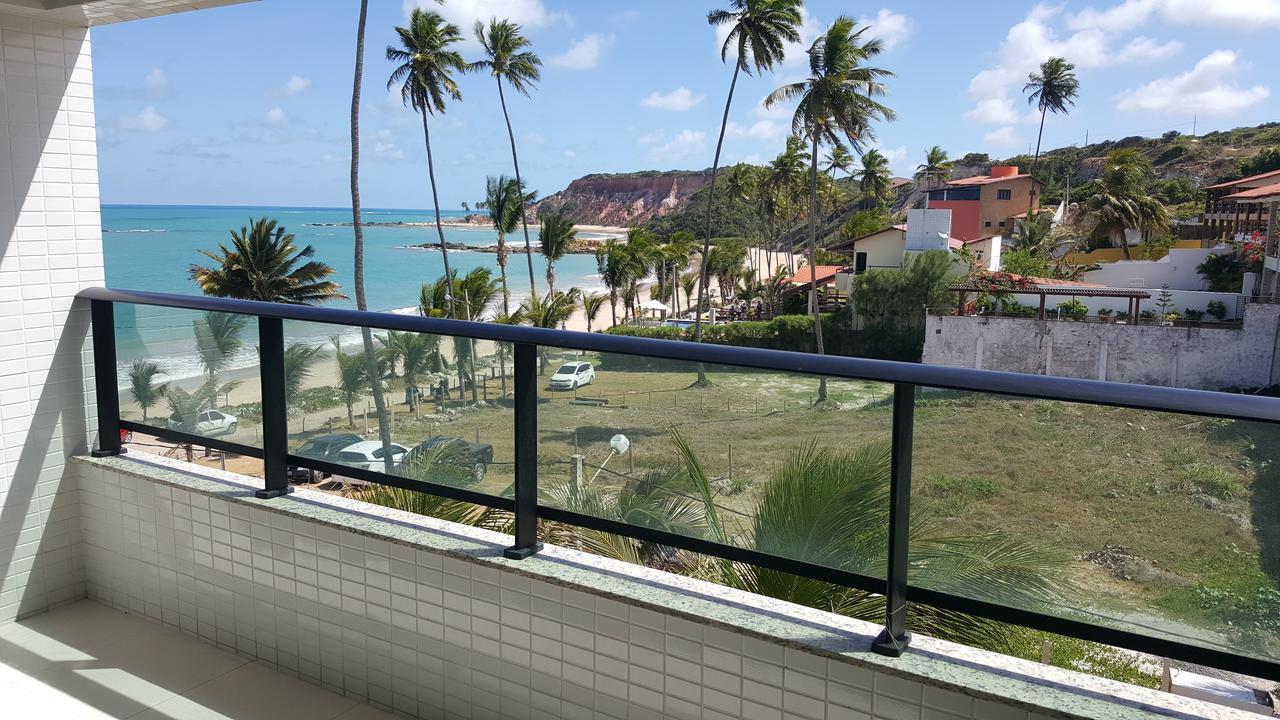 Praia Tabatinga Ap Beira Mar Com Vista Deslumbrante Da Praia 자쿠마 외부 사진