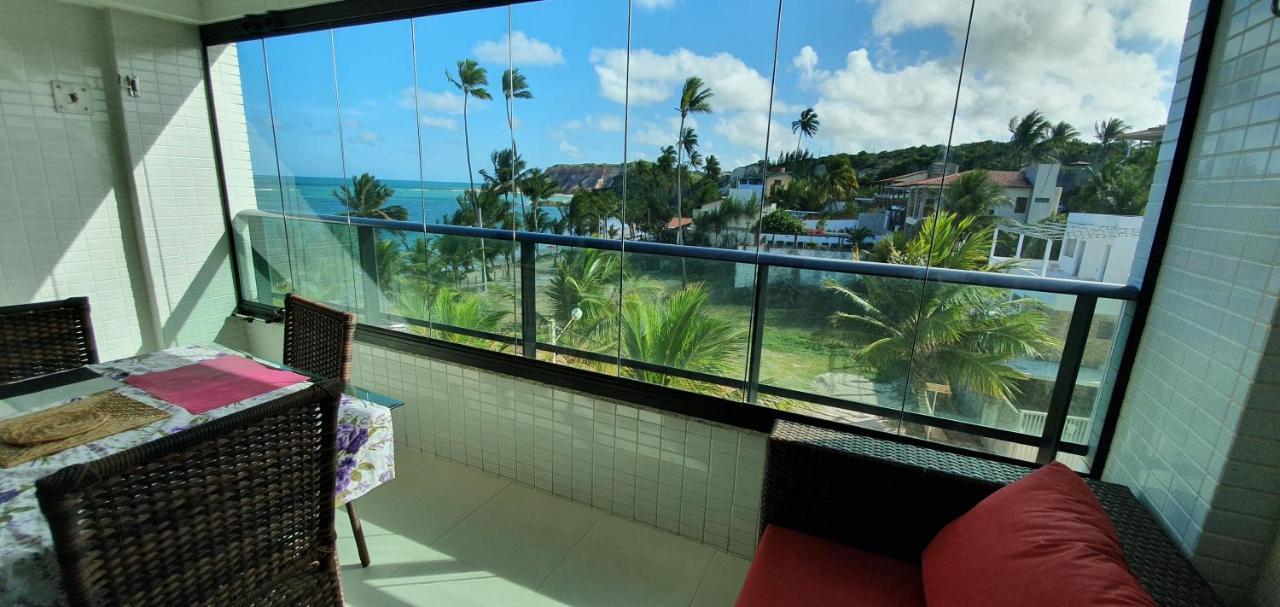 Praia Tabatinga Ap Beira Mar Com Vista Deslumbrante Da Praia 자쿠마 외부 사진